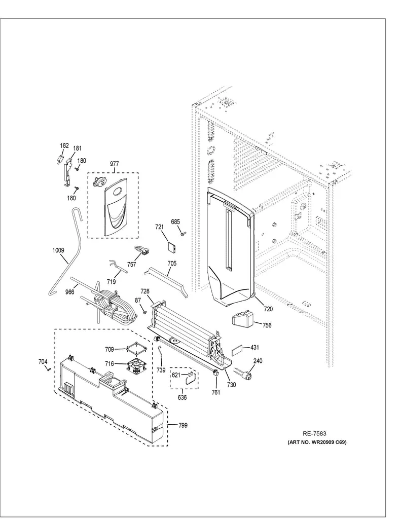 WG03F08474 Refrigerator Fan Motor (replaces WG03F06743, WG03F07207, WR60X35205) - Image 2