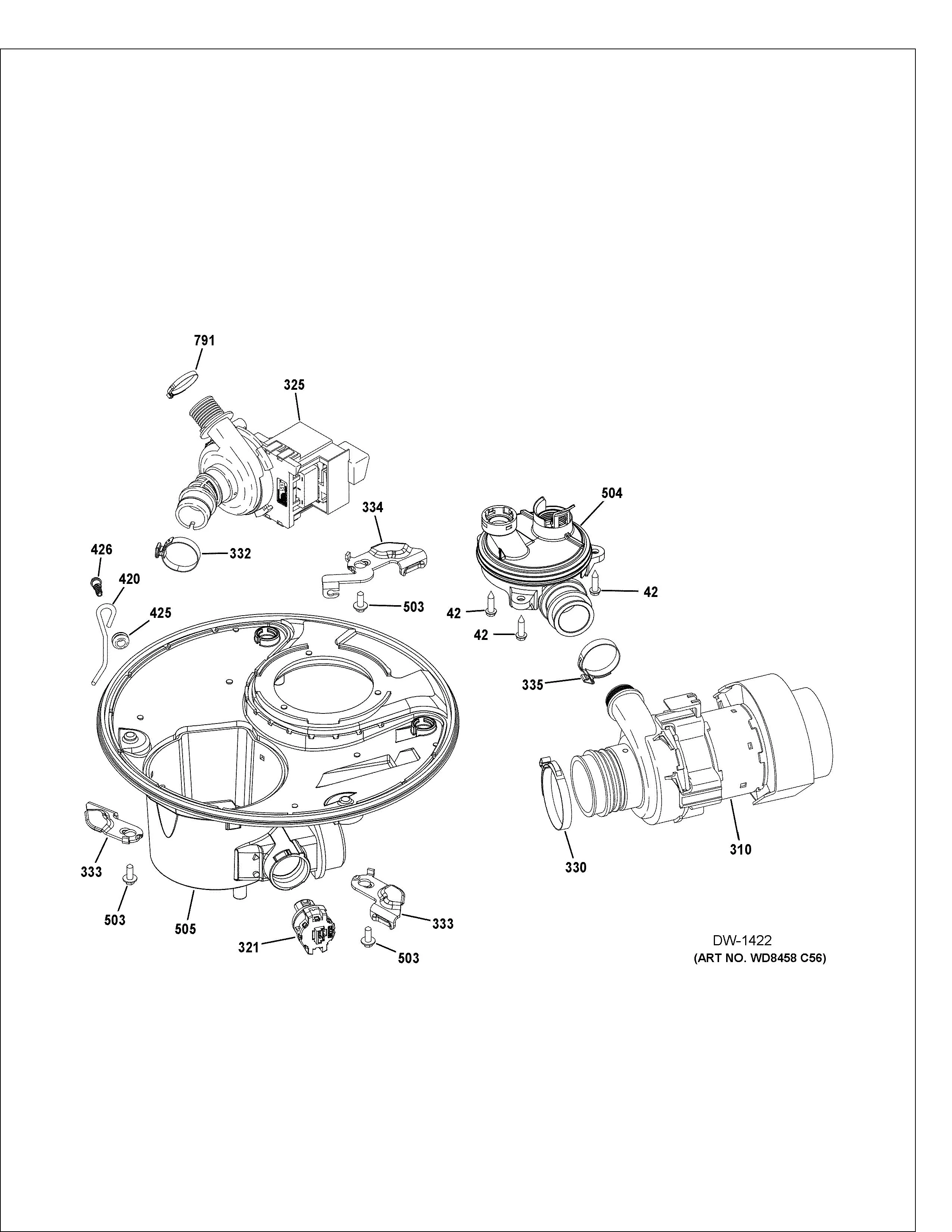 WG04A04024 Diverter ASM Kit - Image 2