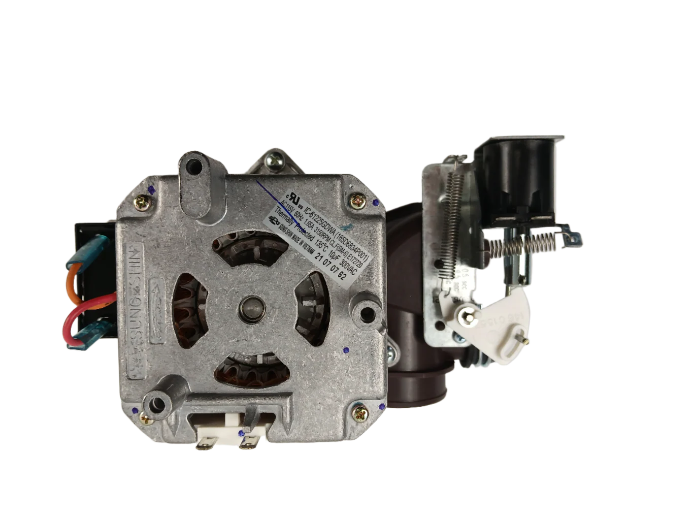 WG04F00655 Dishwasher Pump and Motor Assembly, Replaces WD26X10007, WD26X10011, WD26X10012, WD26X74, WD26X77, WD26X81, WD26X10013 - Image 5