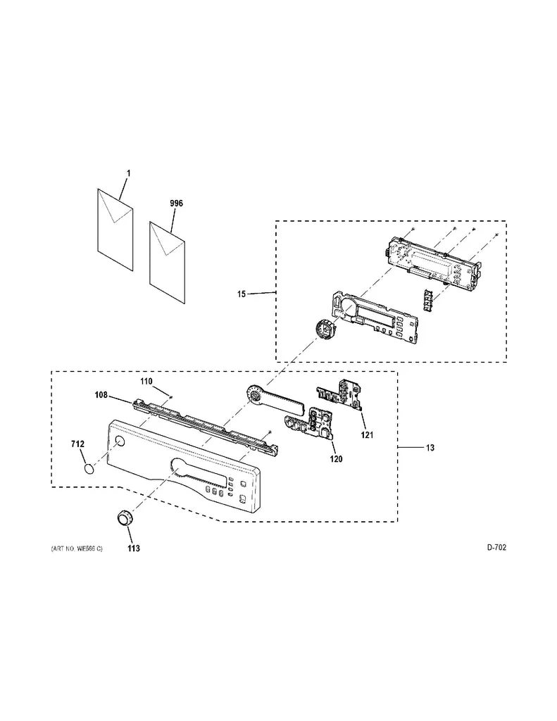 WG04F04567 Dryer User Interface - Image 5