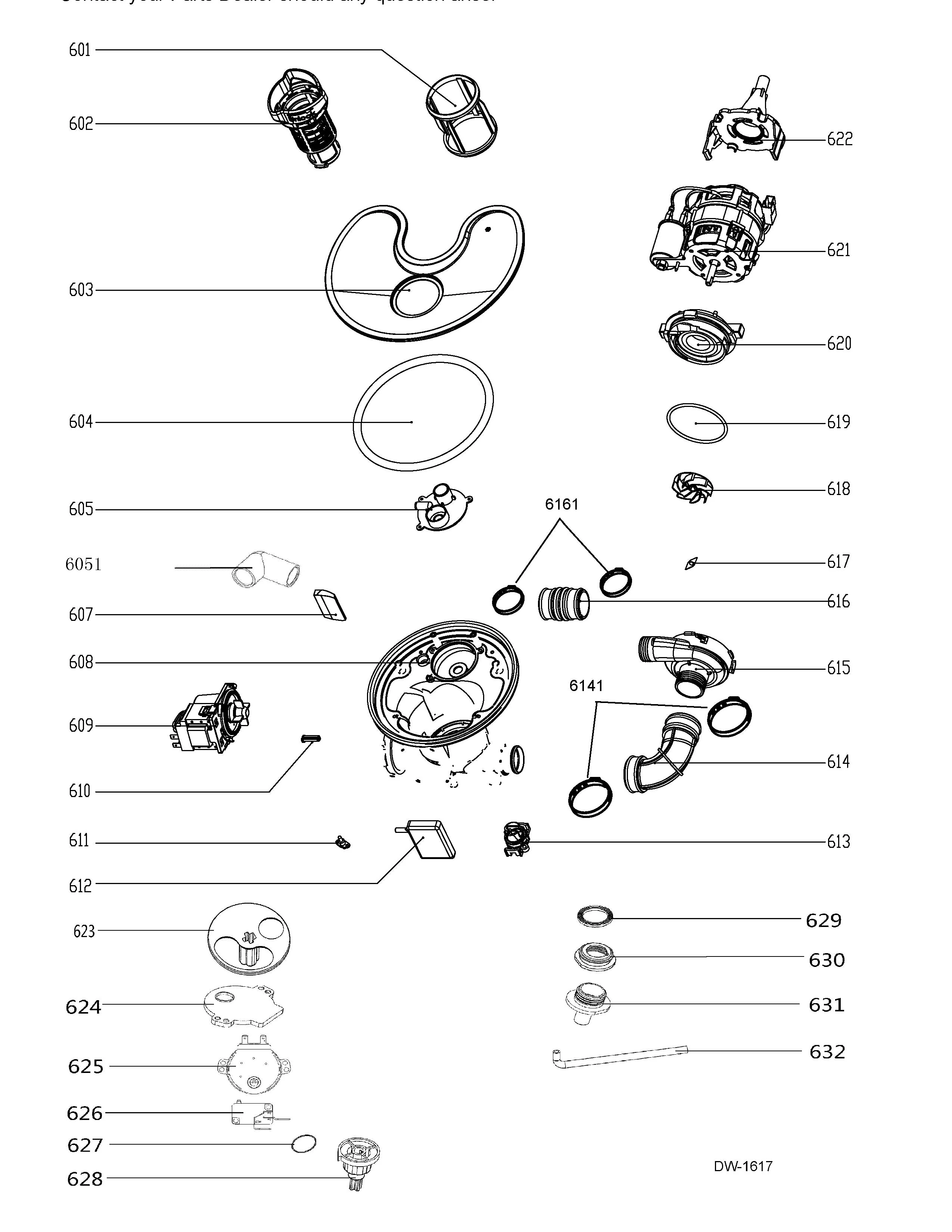WG04F09898 Dishwasher Outlet Pipe - Image 3