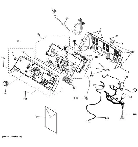 WG04F10268 Washer Main Board - Image 2