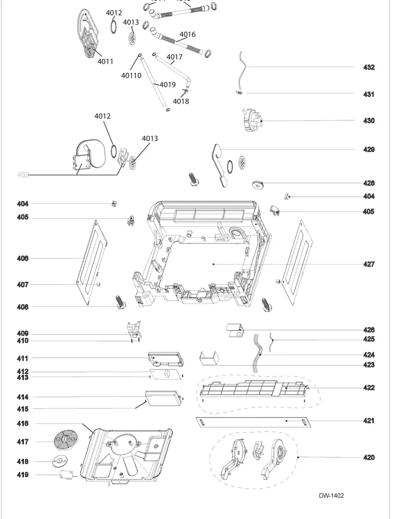 WG04F11384 Dishwasher Control Panel Assy - Image 5