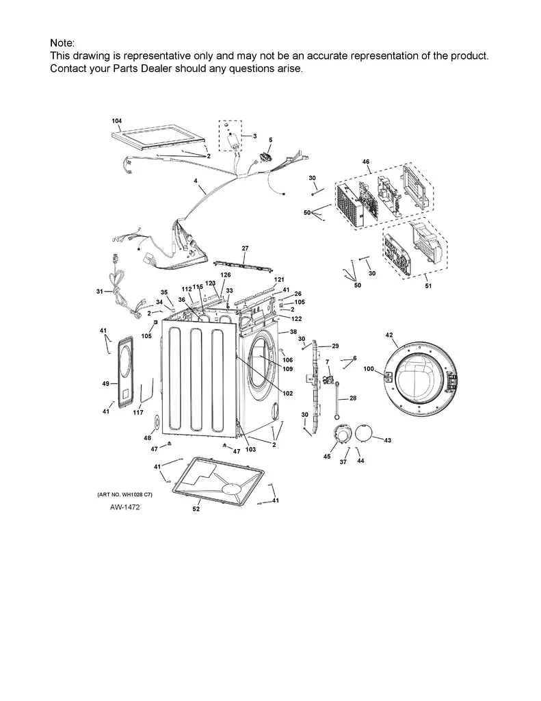 WG04F11465 Washer Power Board Assembly, Replaces 0020811411A - Image 5