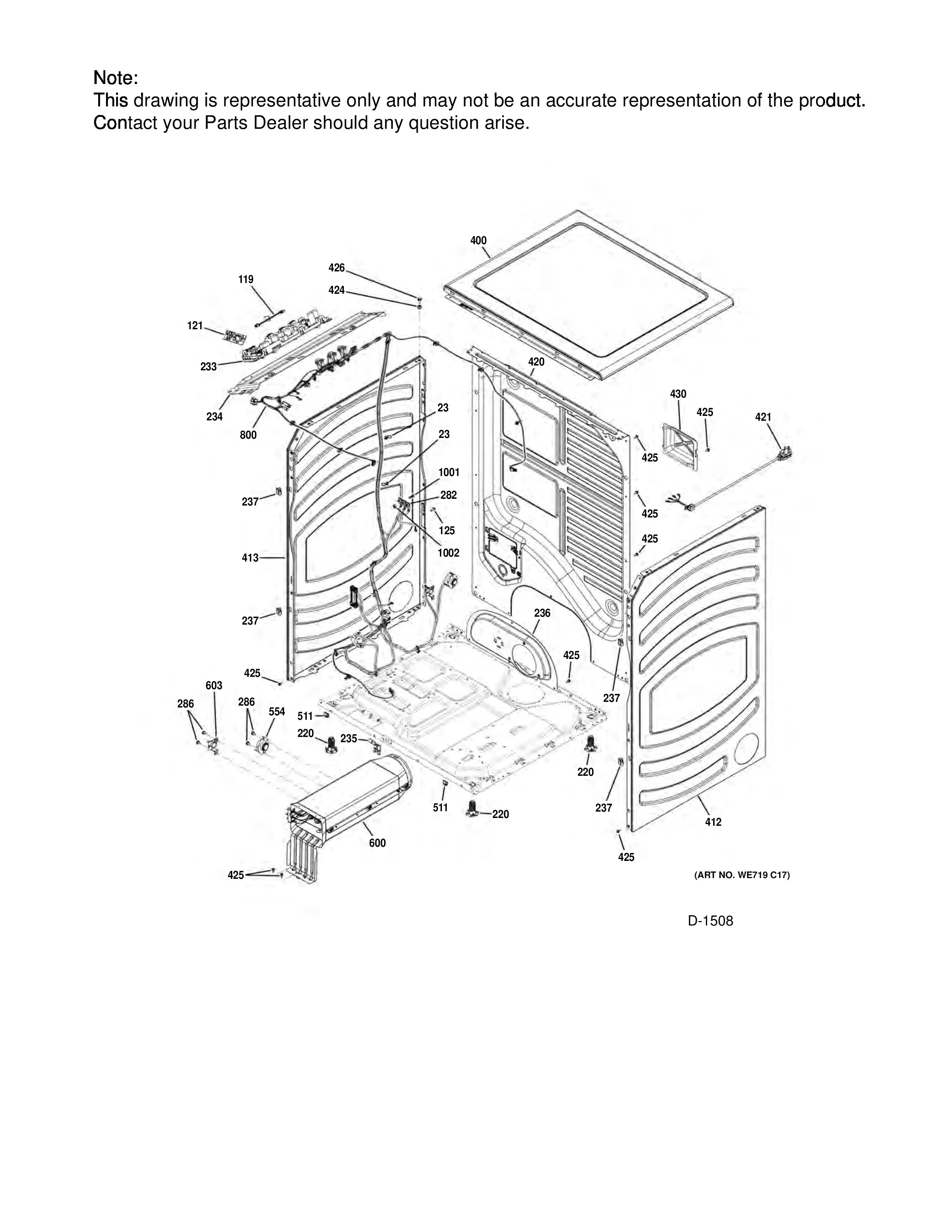 WG04F11915 Dryer High Limit Thermostat