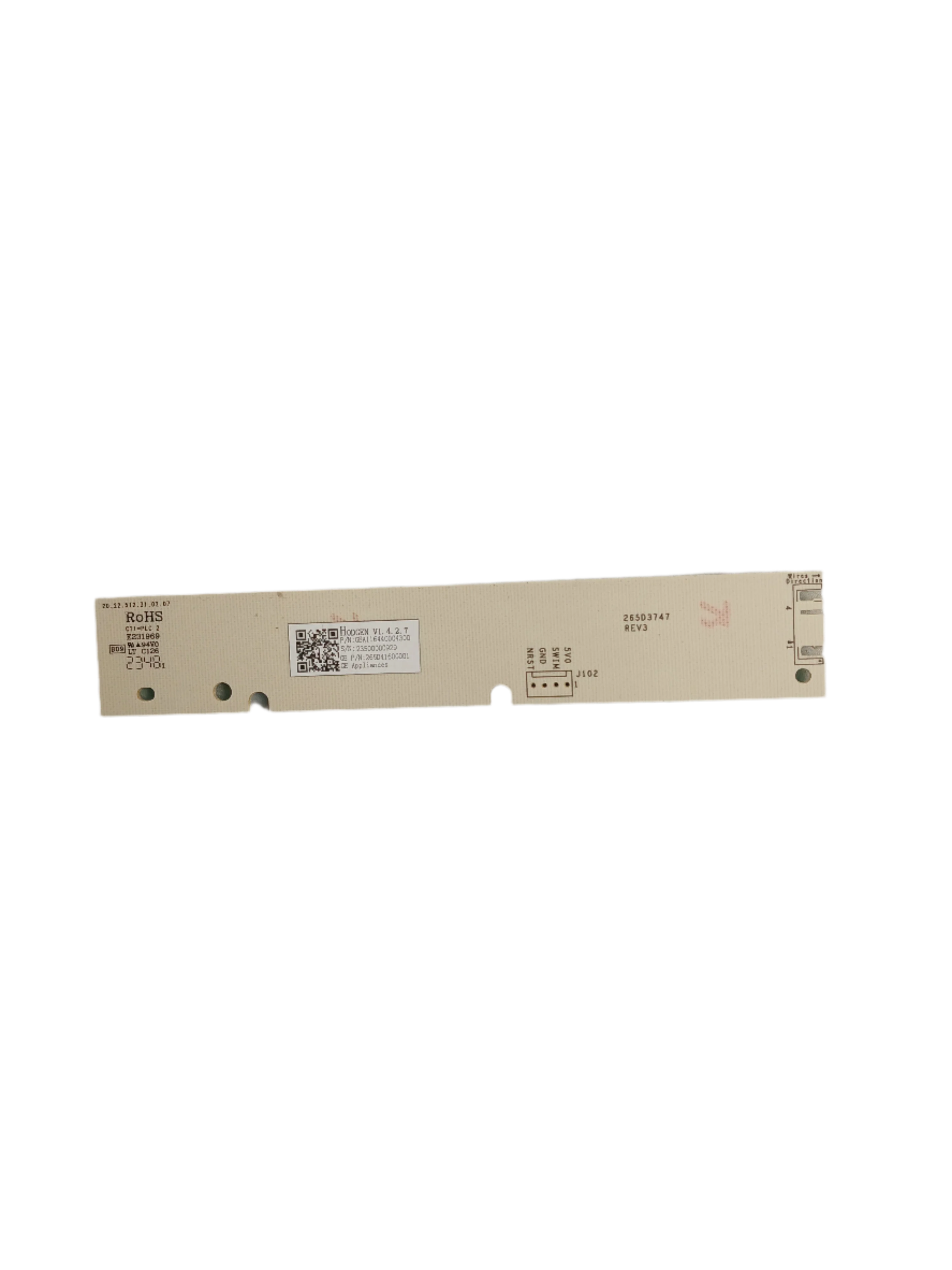 WG04F12495 Dishwasher Configured Service UI Control Board (replaces WG04F12091, 265D4160G001) - Image 3