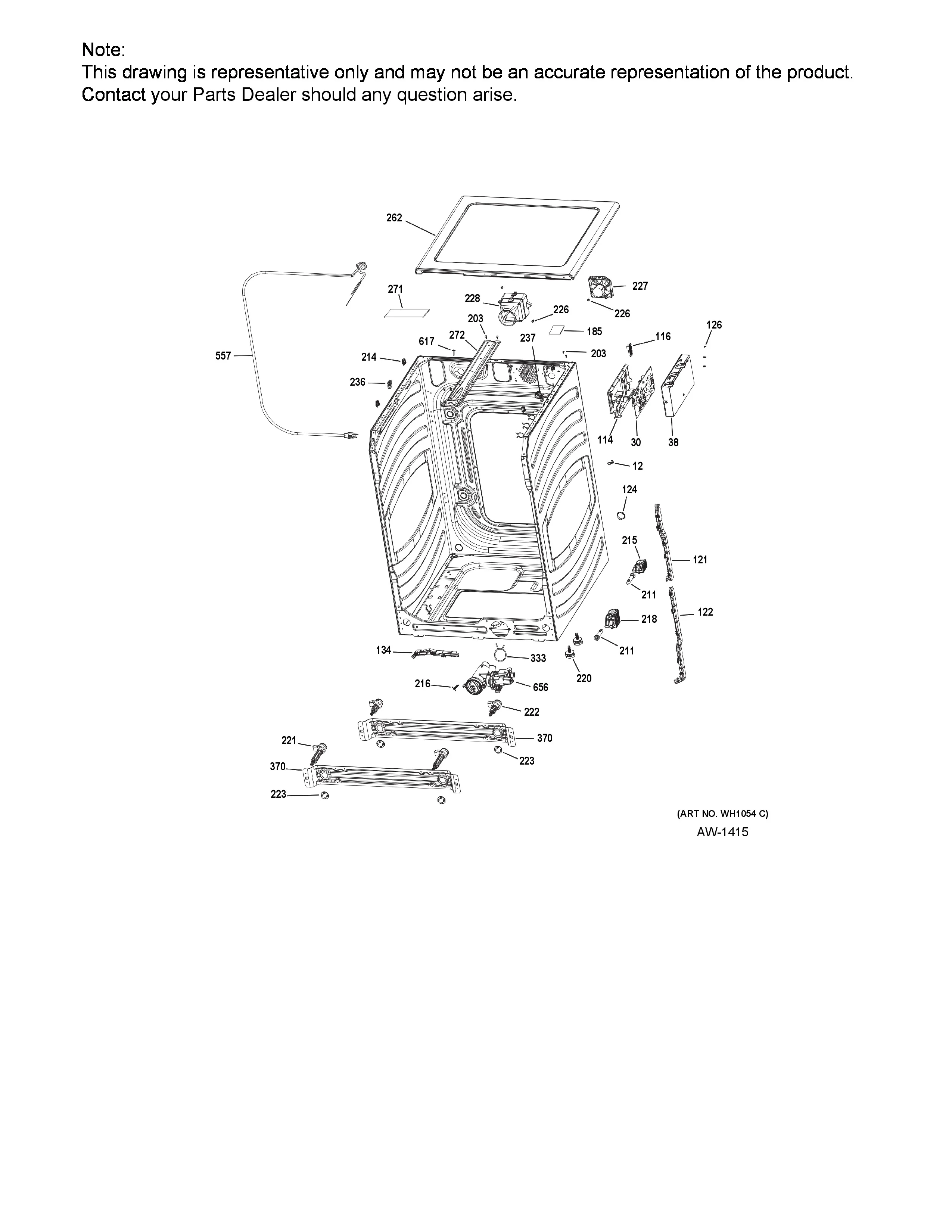WG04F12955 Washer Control Board (replaces WG04F12763) - Image 5