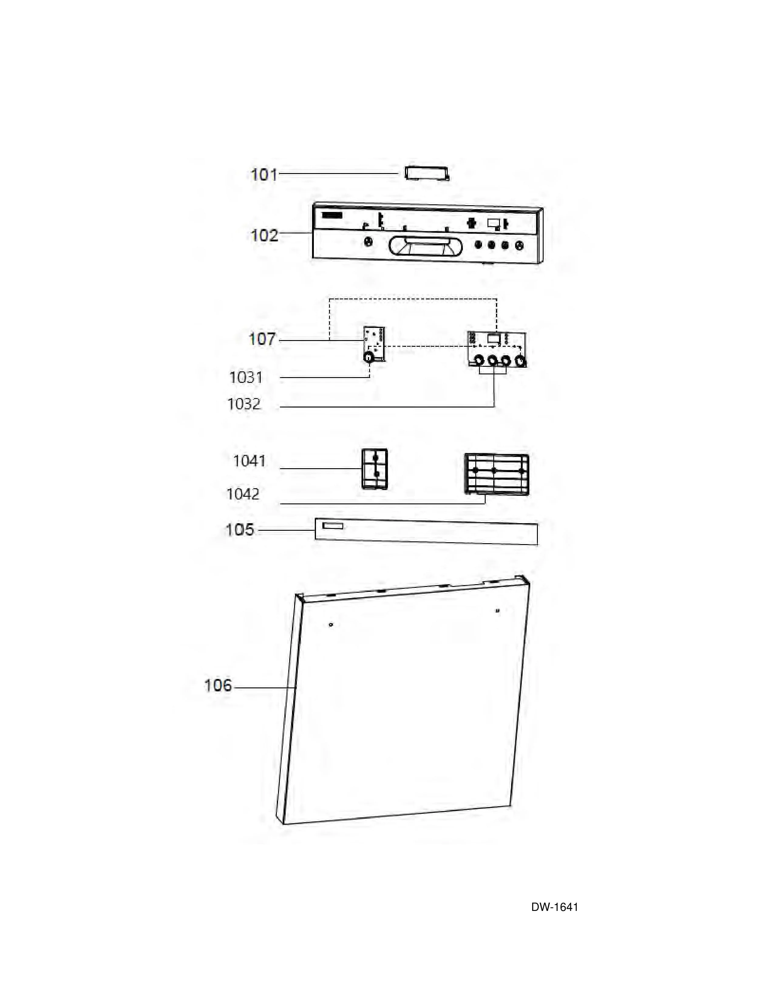 WG04L06345 Dishwasher Handle Cover - Image 5