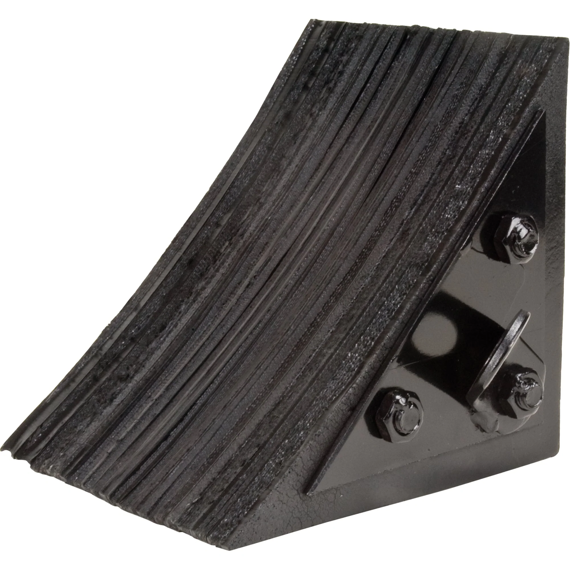 Wheel Chock, 8" x 8" x 8", Black