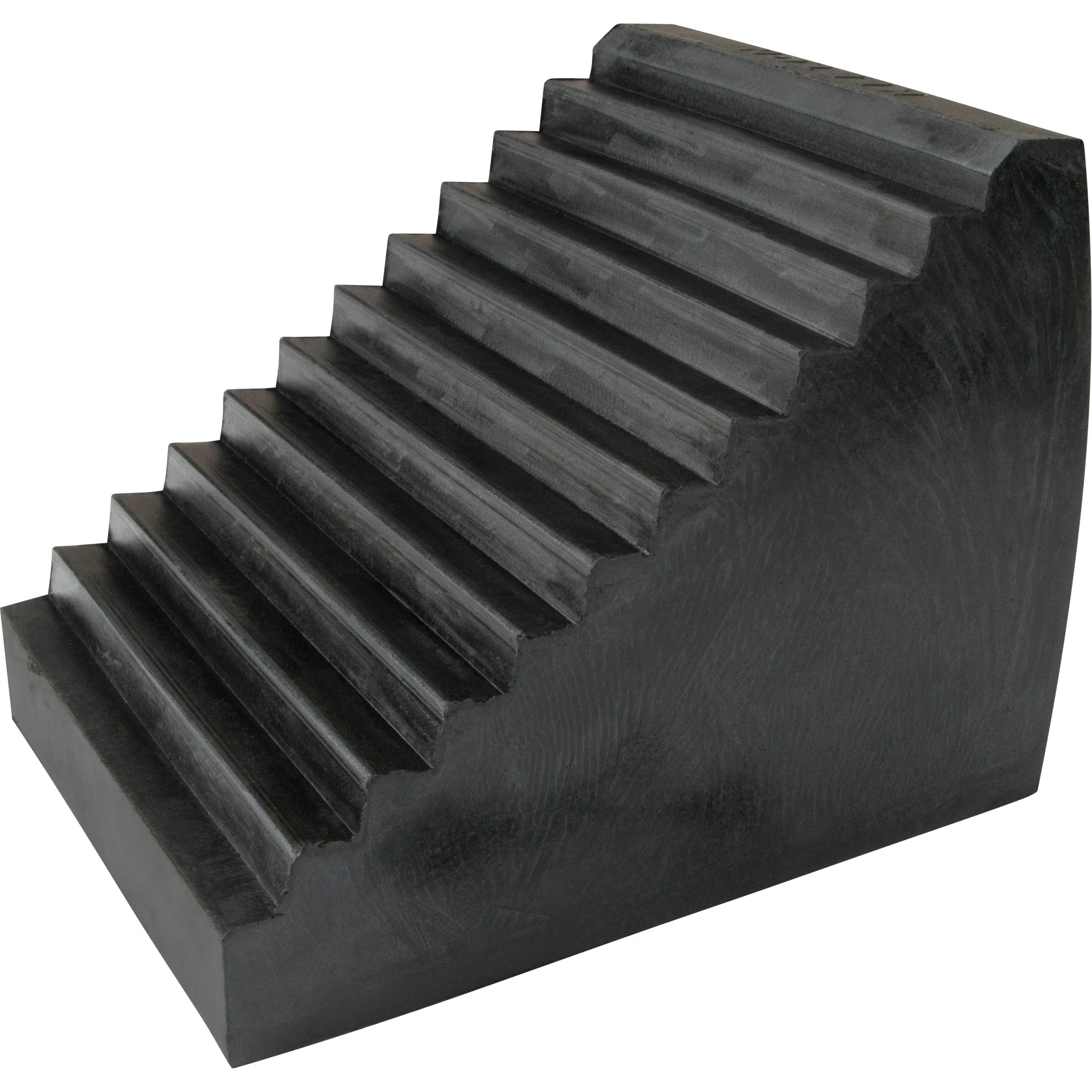 Wheel Chock, 9-1/2" x 6-1/2" x 7-1/2", Black