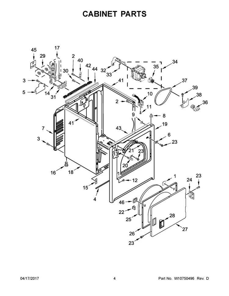 Whirlpool Dryer Drum Belt WPW10198086 (Replaces W10198086) - Image 9