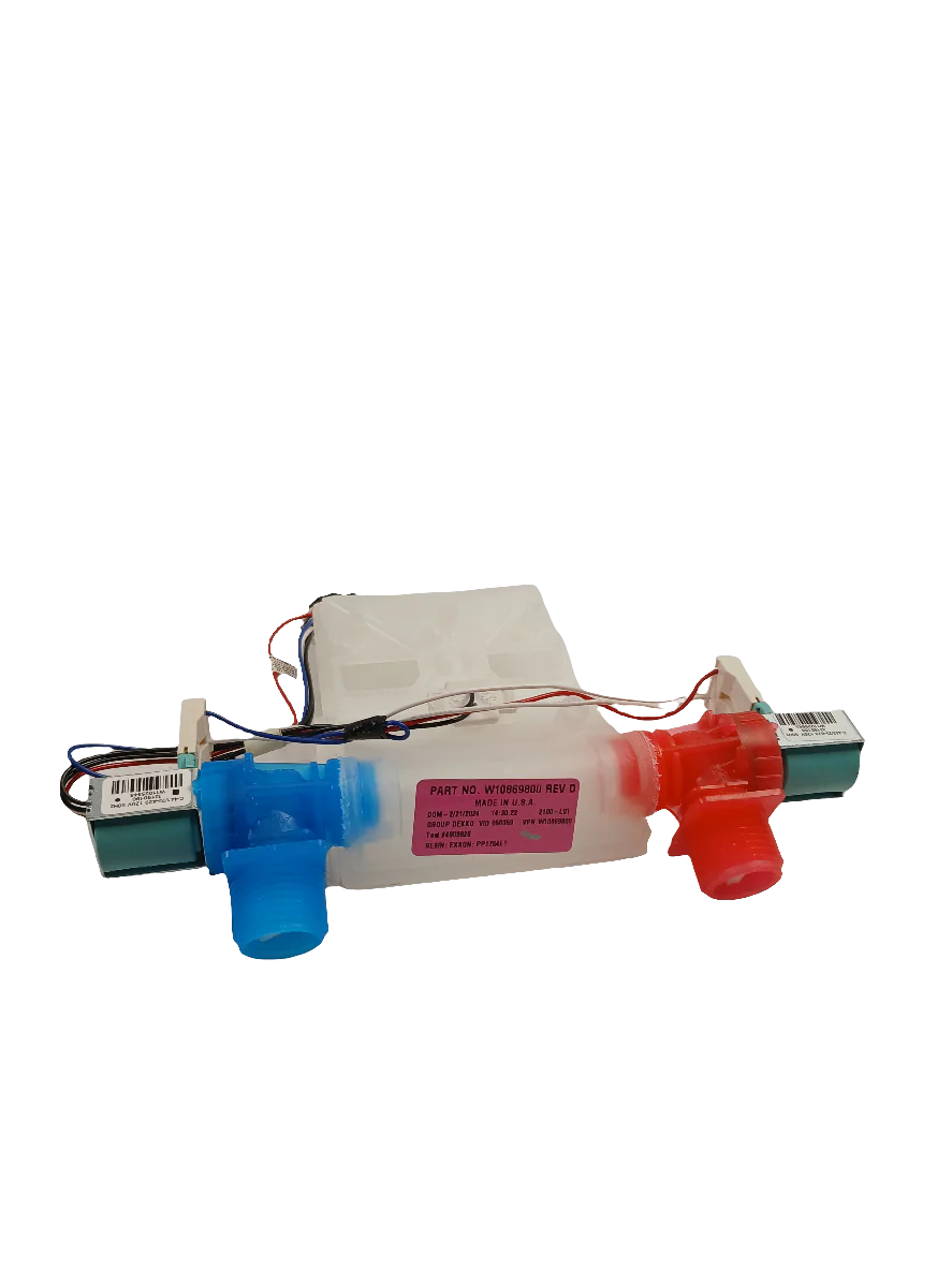 Whirlpool Washer Water Inlet Valve Assembly W11038689 (Replaces W10776841) - Image 2