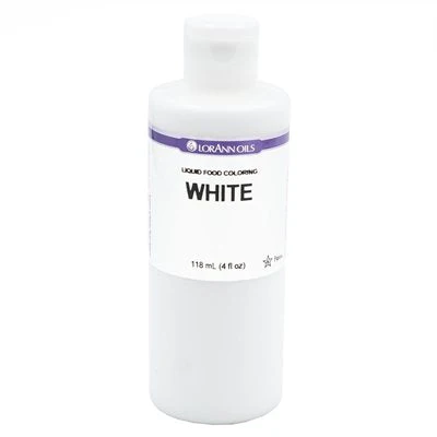 White Liquid Food Color - Liquid Food Coloring - 4 oz, 1 Gallon - Ships Free Within Canada on Orders Above CAD $199