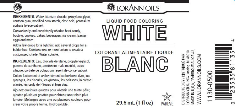 White Liquid Food Color - Liquid Food Coloring - 4 oz, 1 Gallon - Ships Free Within Canada on Orders Above CAD $199 - Image 2