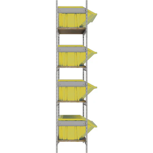Wide Span Shelving with Jumbo Plastic Bins - Image 2