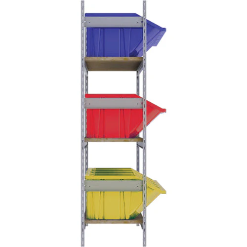 Wide Span Shelving with Jumbo Plastic Bins - Image 2