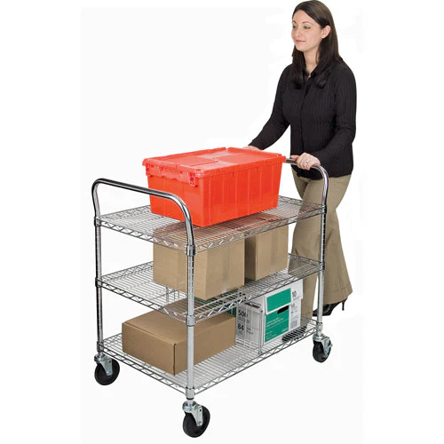 Wire Mesh Utility Cart - Image 2