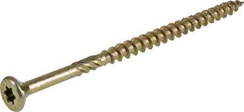 Hillman Power Pro No. 10 X 3-1/2 in. L Star Bronze Ceramic Wood Screws 5 lb 295 pk - Image 3