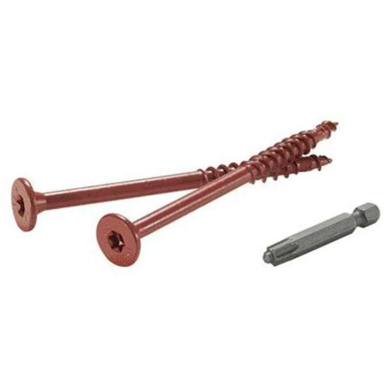 FastenMaster FlatLok No. 14 X 3-1/2 in. L Torx Ttap Epoxy Coarse Wood Screws 250 pk - Image 3