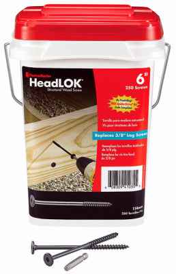 FastenMaster HeadLok 6 in. L Wood Screws 250 pk - Image 2