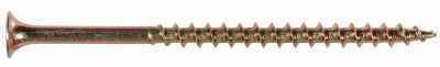 Hillman Power Pro No. 8 X 1-3/4 in. L Star Yellow Zinc Wood Screws 1 lb 175 pk - Image 2