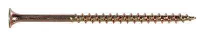 Hillman Power Pro No. 9 X 2-1/2 in. L Star Yellow Zinc Wood Screws 1 lb 100 pk - Image 2