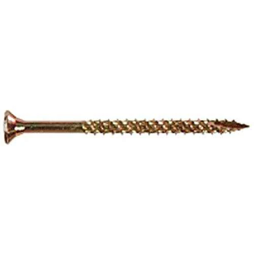 Hillman Power Pro No. 9 X 3 in. L Star Yellow Zinc Wood Screws 5 lb 450 pk - Image 3