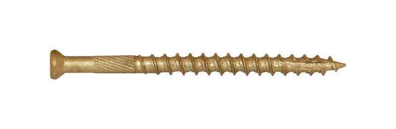 Screw Products No. 7 X 2 in. L Star Bronze Deep Wood Screws 181 pk