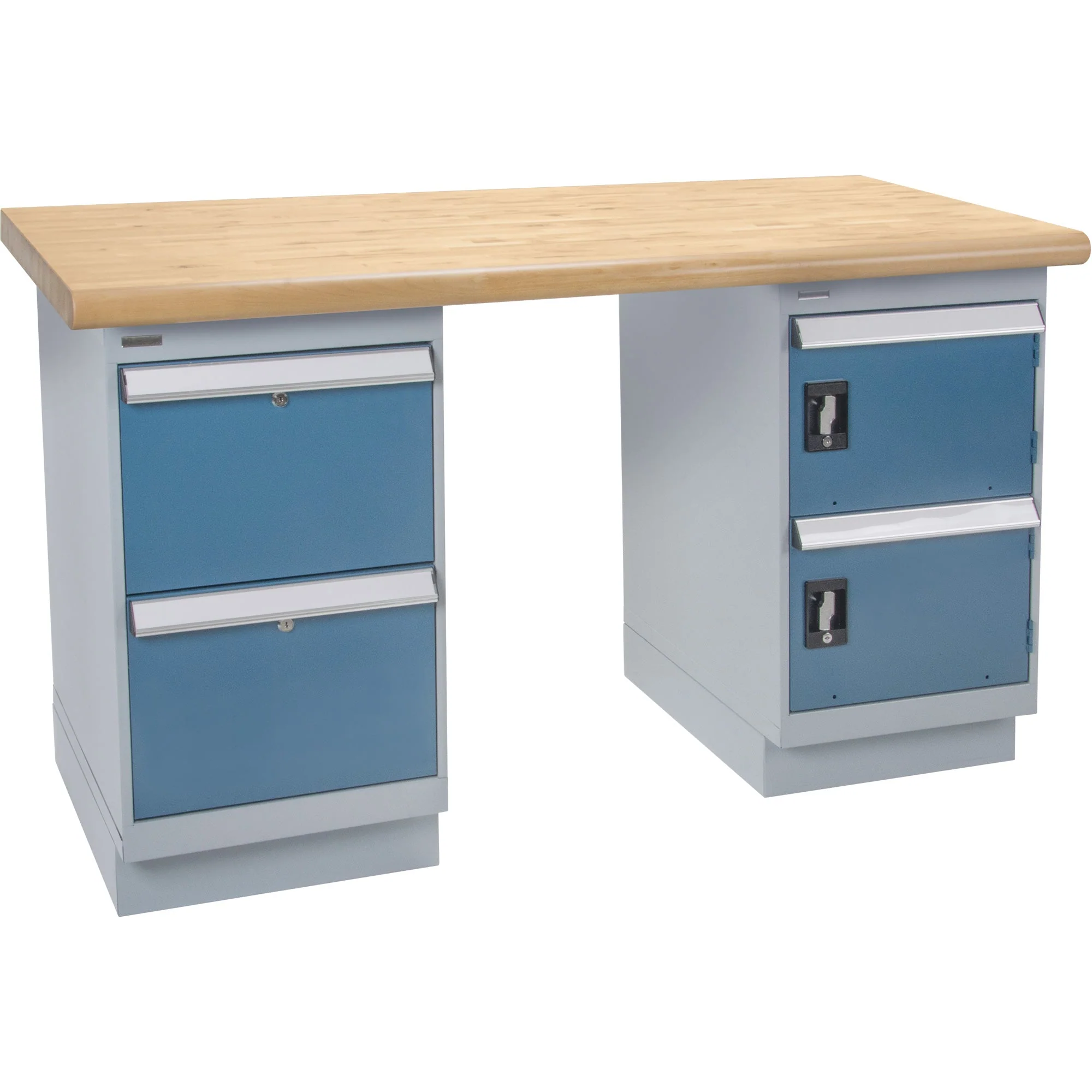Workbench, Door & Drawers, 2500 lbs. Cap., 72" W x 30" D, 34" H