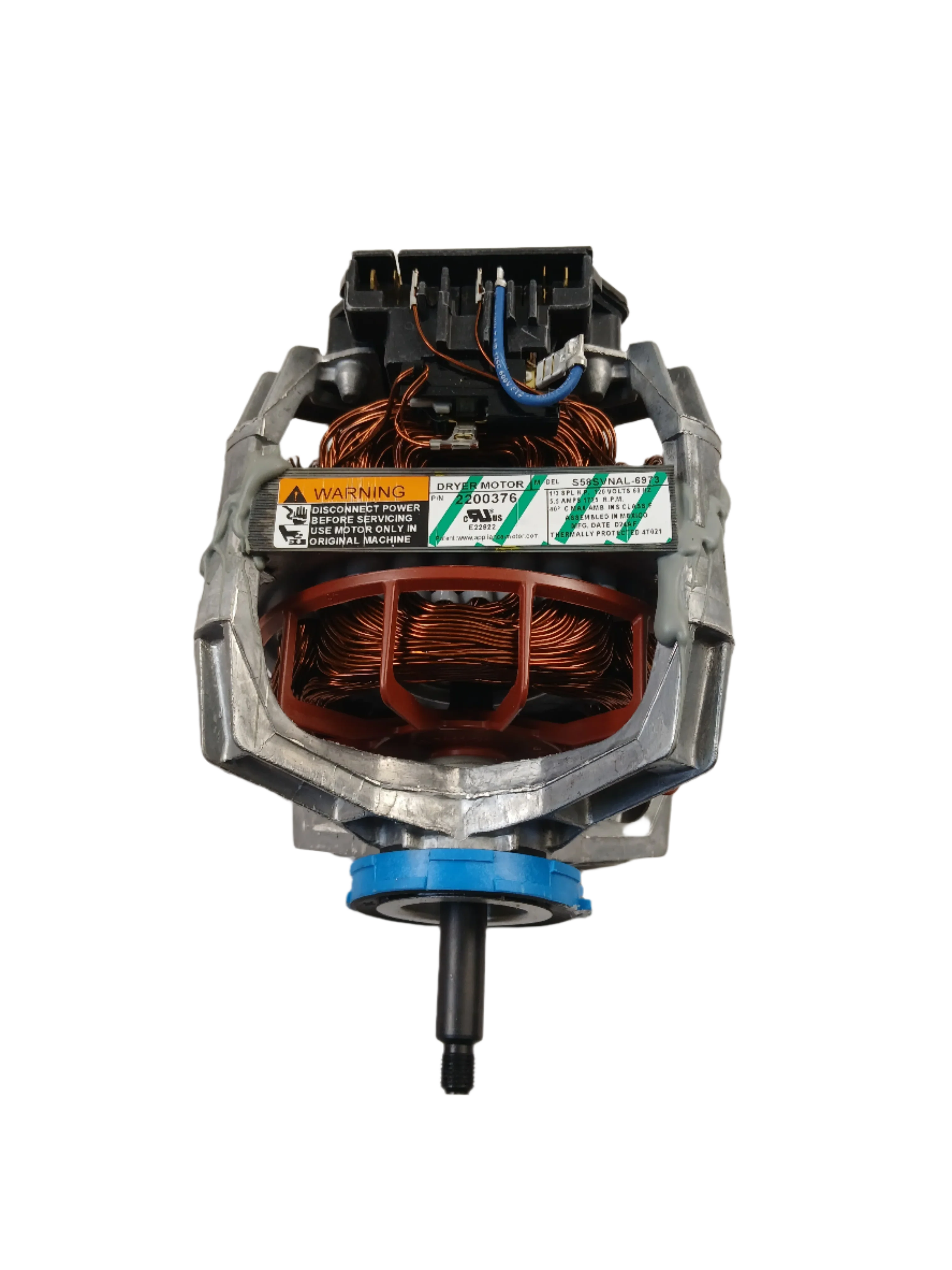WP2200376 Dryer Drive Motor with Pulley - Image 3