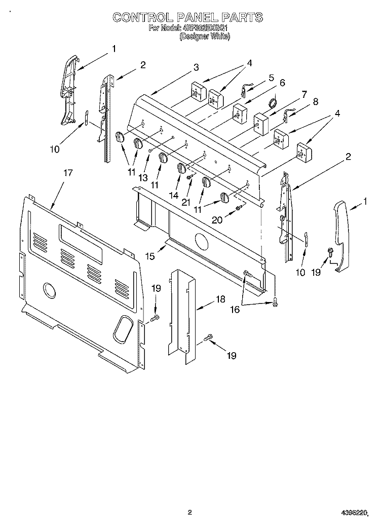 WP3148953 Range Oven Surface Element Infinite Switch - Image 5