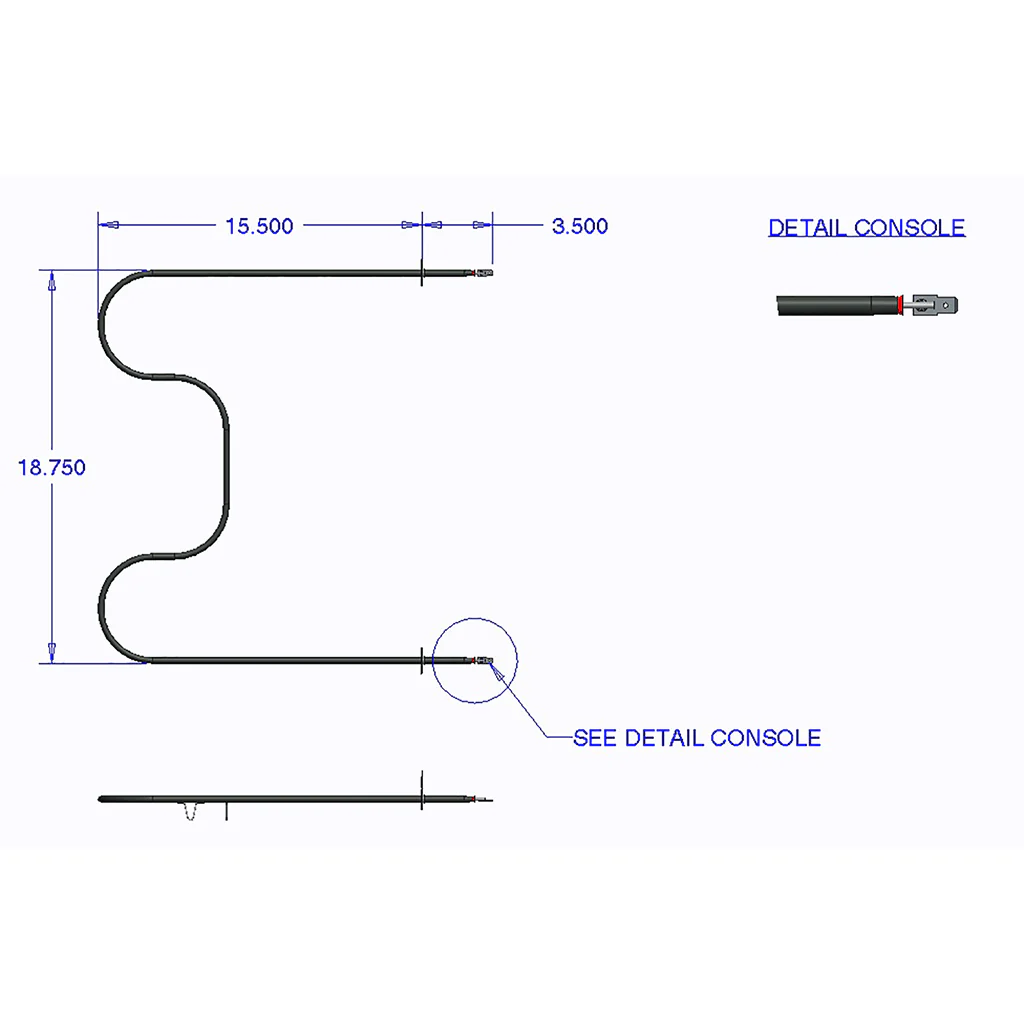 WP74003019 Range Oven Bake Element - Image 9