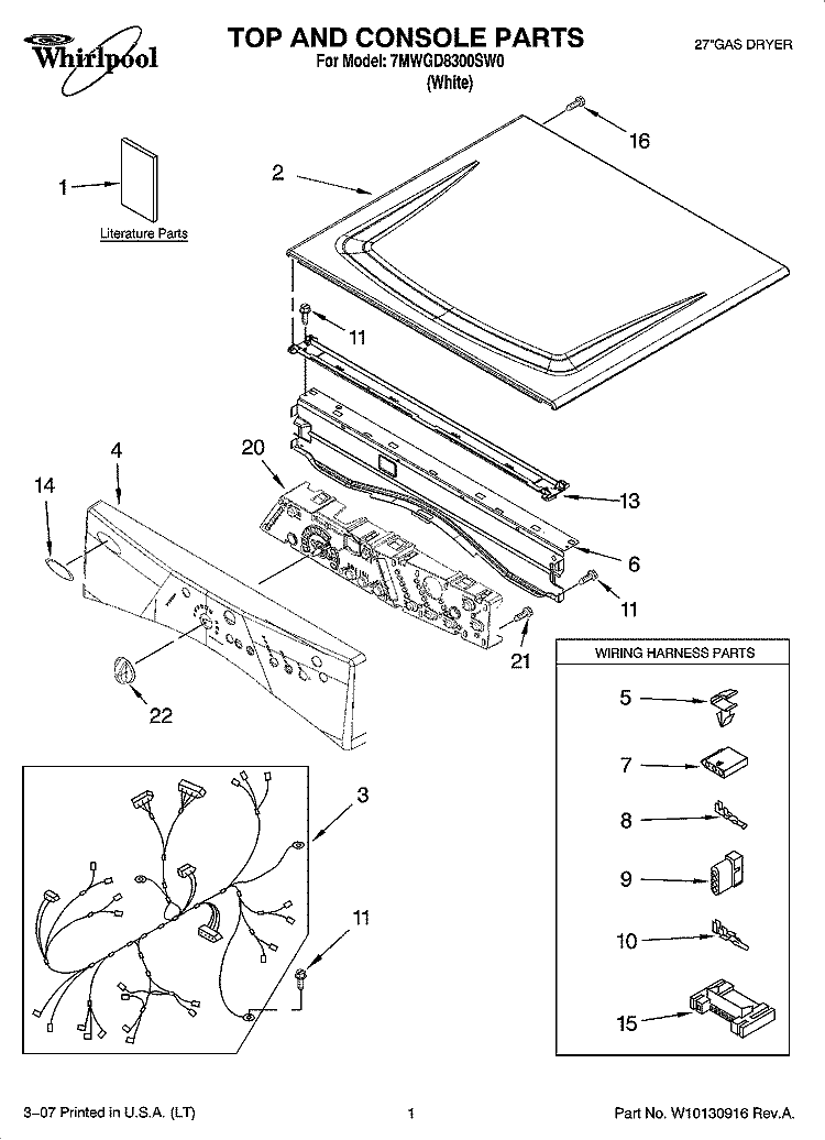 WP8571955 Dryer Control Board - Image 4