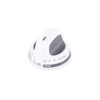 WPW10193253 Range Burner Control Knob, White