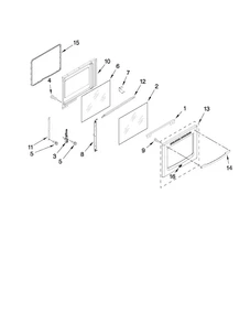 WPW10297318 Range Oven Door Liner - Image 5