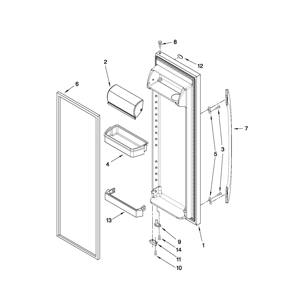 WPW10321304 Refrigerator Door Shelf Bin - Image 2