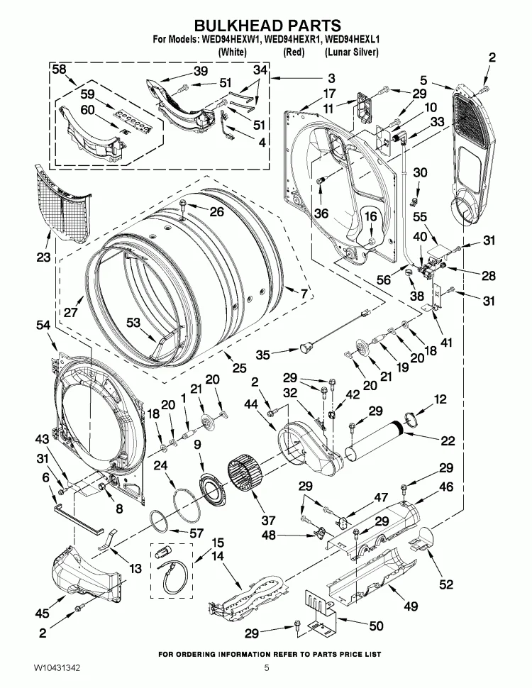 WPW10344699 Washer/Dryer Collar - Image 3