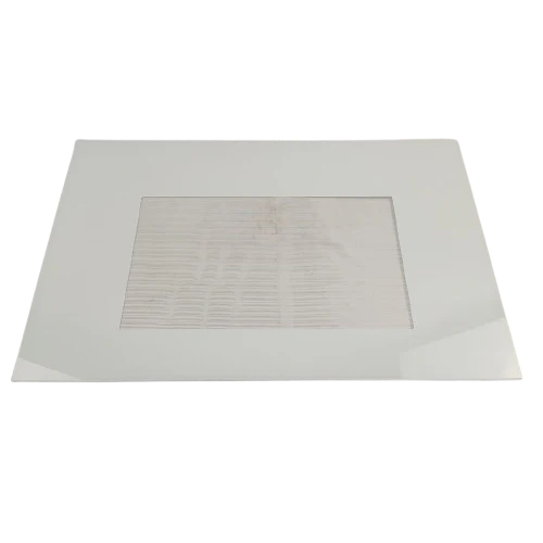 WPW10409945 Range Outer Oven Door Glass, White