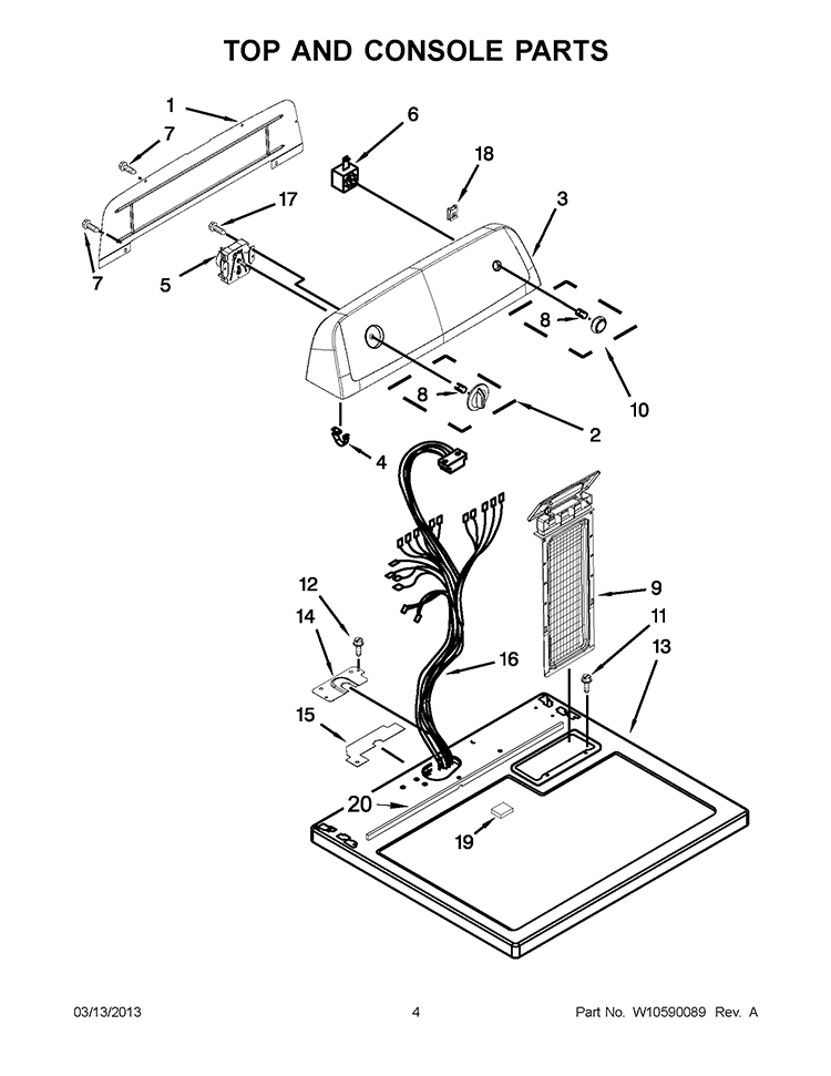 WPW10450286 Dryer Wire-Harness - Image 4