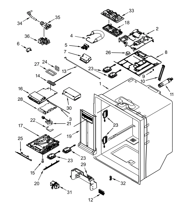 WPW10479155 Refrigerator Damper Control - Image 5
