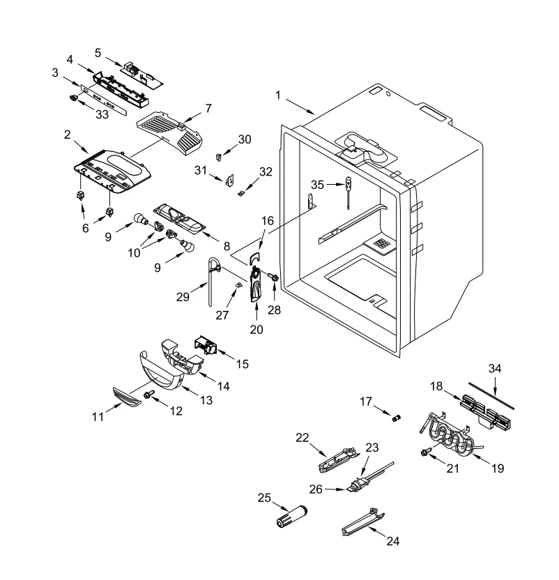 Whirlpool Refrigerator Jazz Control Board WPW10503278 - Image 9