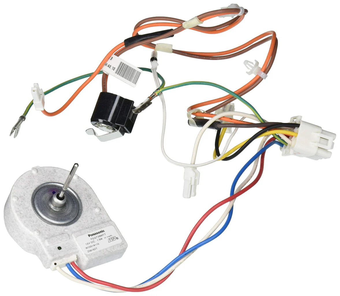 WPW10514110 Refrigerator Evaporator Fan Motor