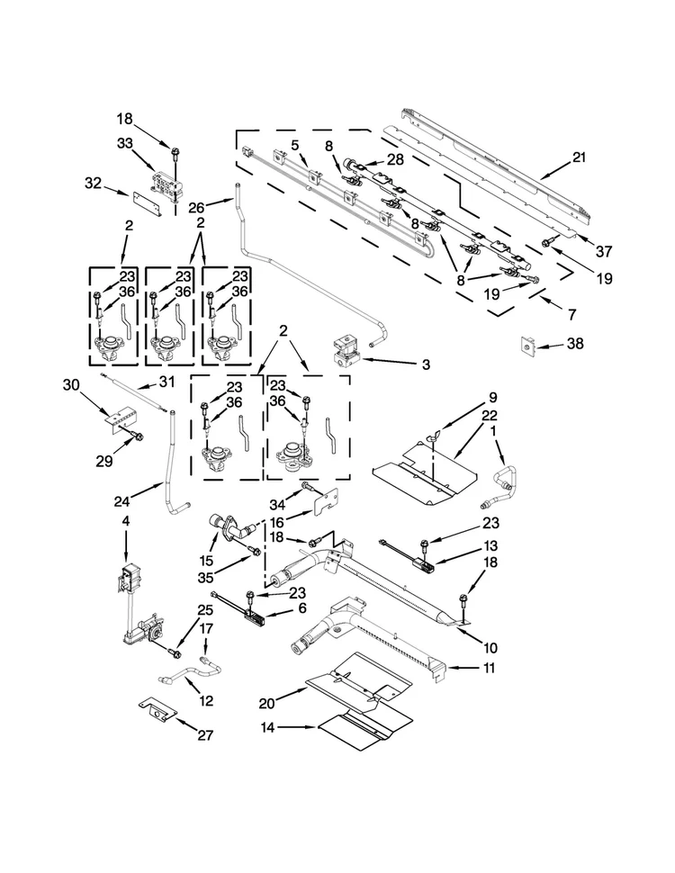 WPW10546238 Oven Valve-Gas - Image 2