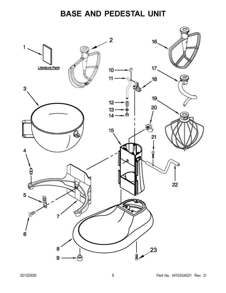 WPW10717235 Stand Mixer Bowl, 5Qt - Image 5