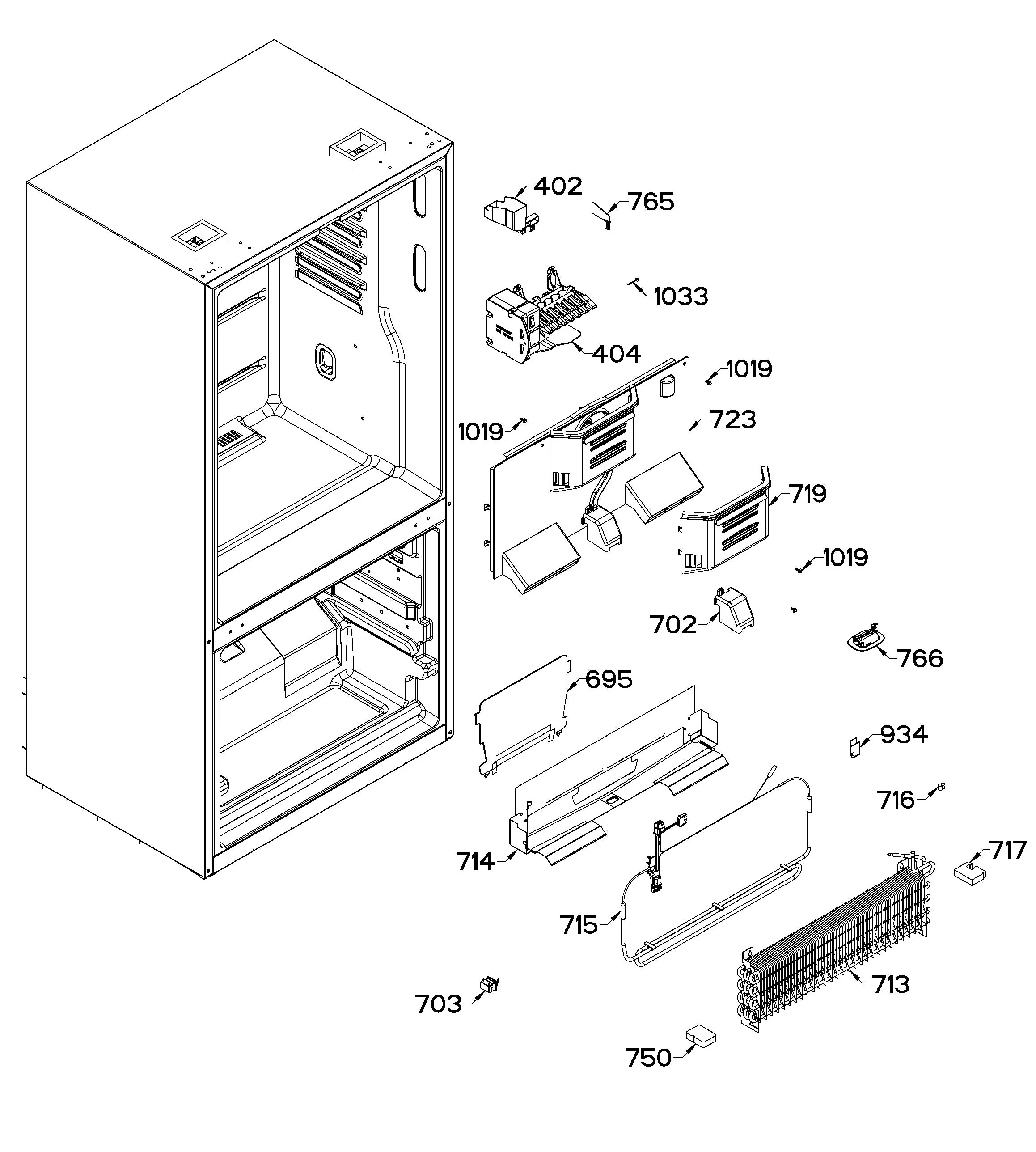 WR01F05041 Refrigerator Heater and Harness Assembly