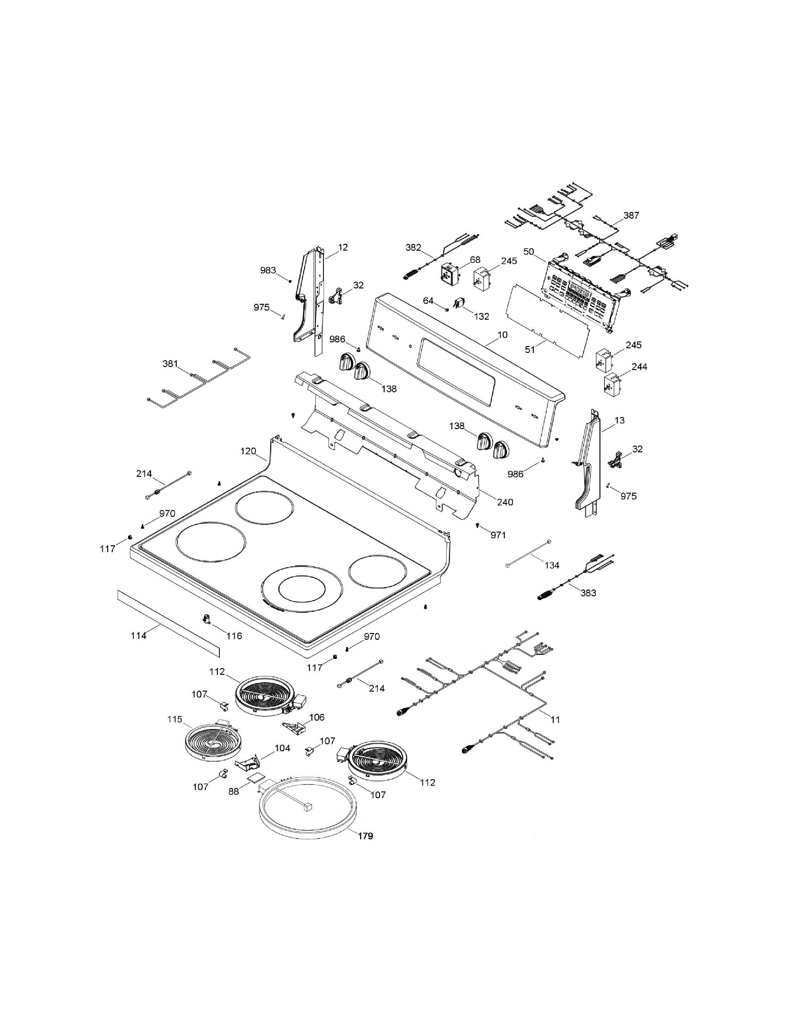 GE Range Haliant Surface Element WS01F07200 (Replaces 223C7378P001) - Image 5