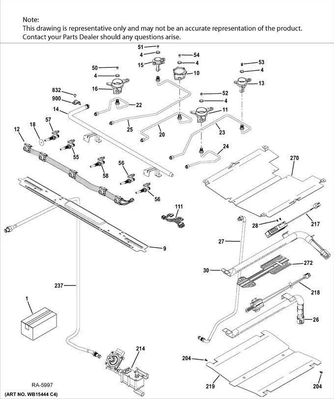 GE Range Oven Igniter WS01F07308 (Replaces WB13X24755) - Image 5
