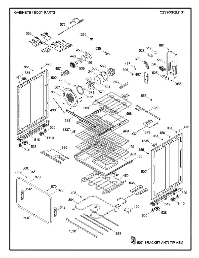 WS01F07347 Range Oven Convection Motor - Image 5