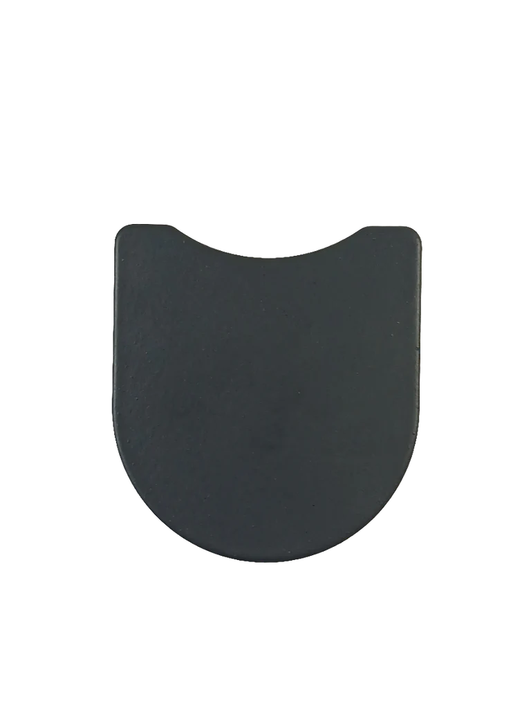 WS01F07436 Range Oven Burner End Cap, Center Fish Burner