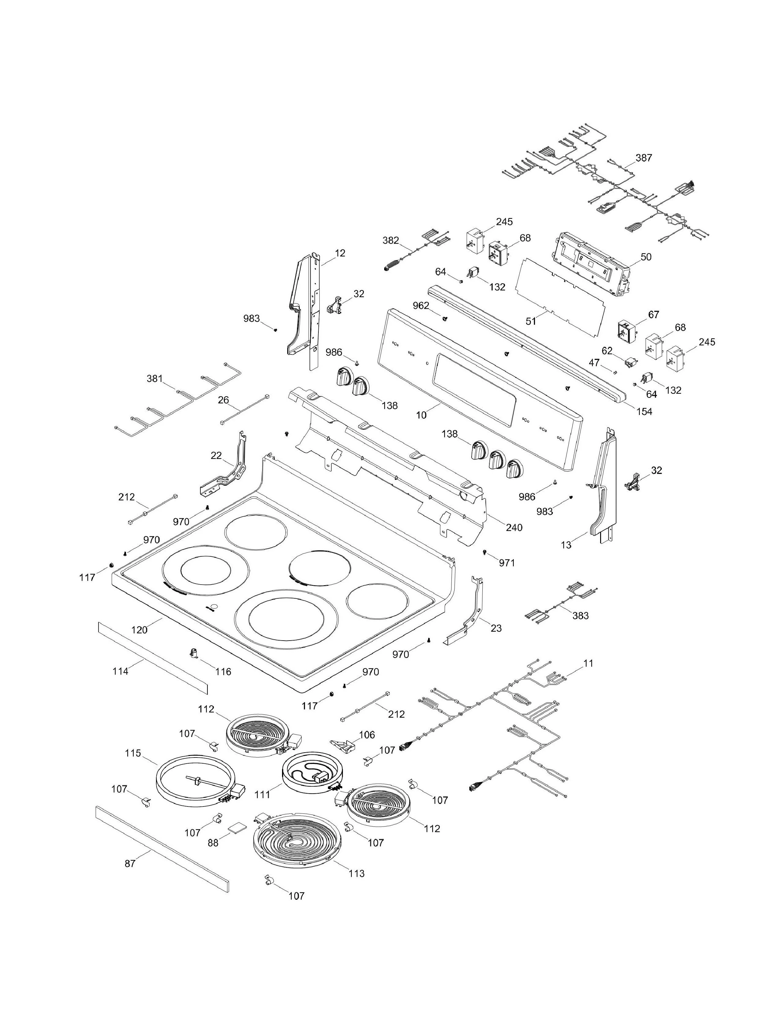 GE Range Oven Control Board Assembly WS01F09621 (Replaces WS01F07834, WS01F08869) - Image 10